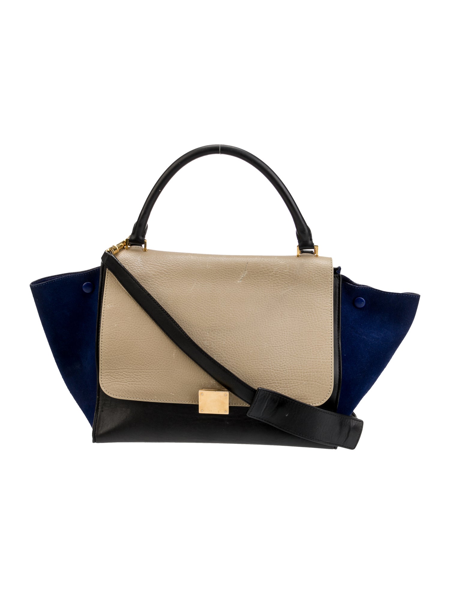 Celine Leather Trapeze Small