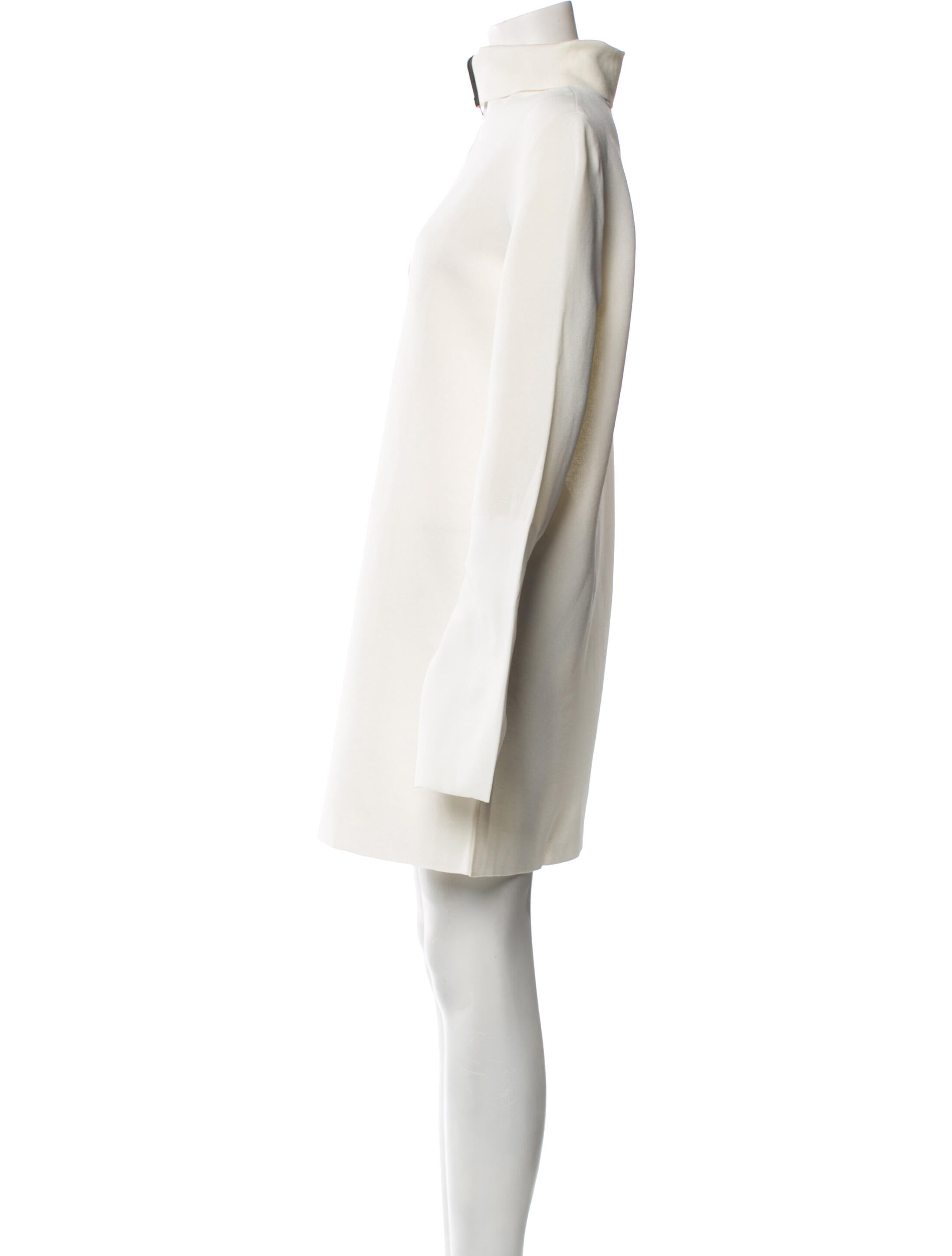 Celine Mock Neck Mini Dress