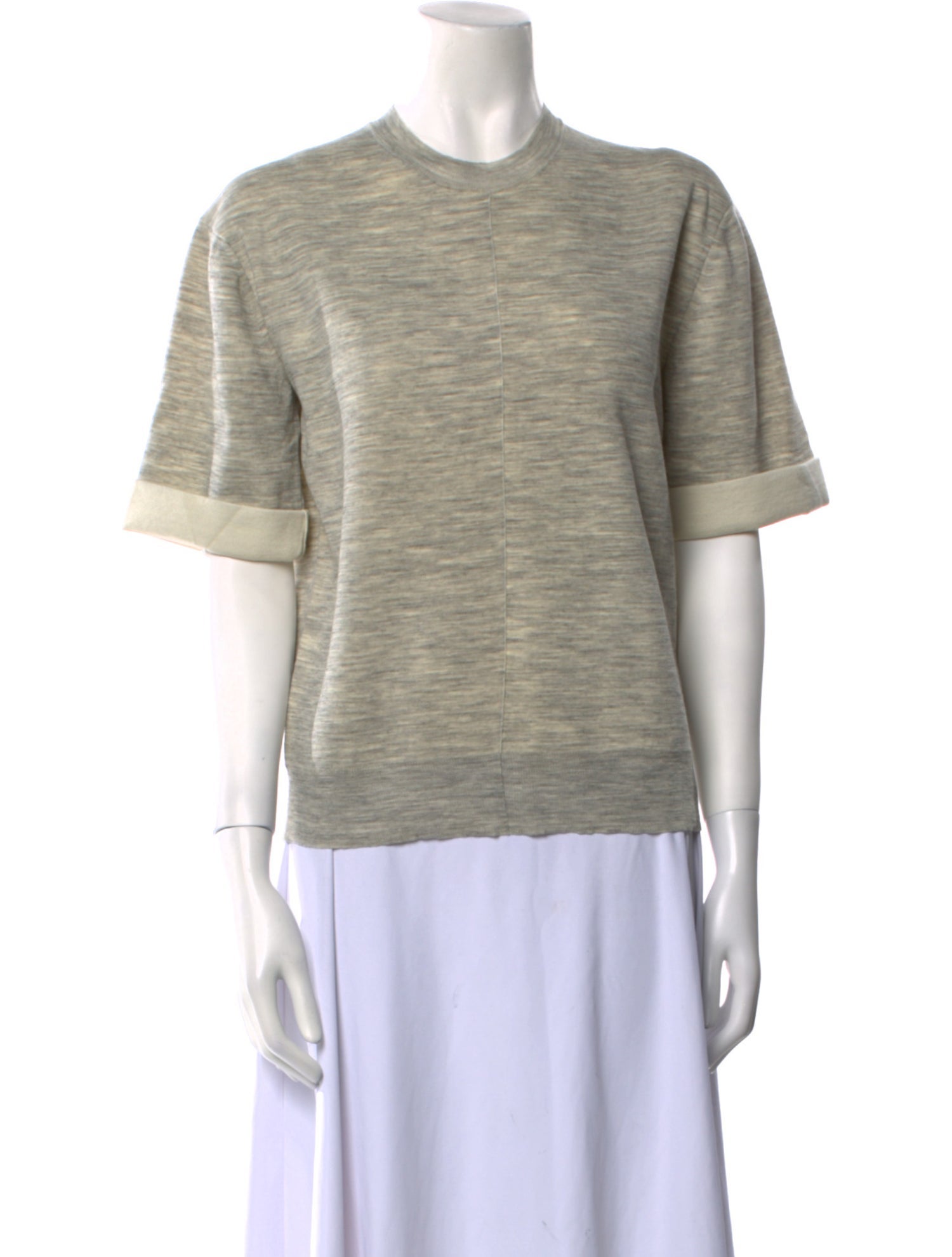 Celine Wool Crew Neck T-Shirt w/ Tags