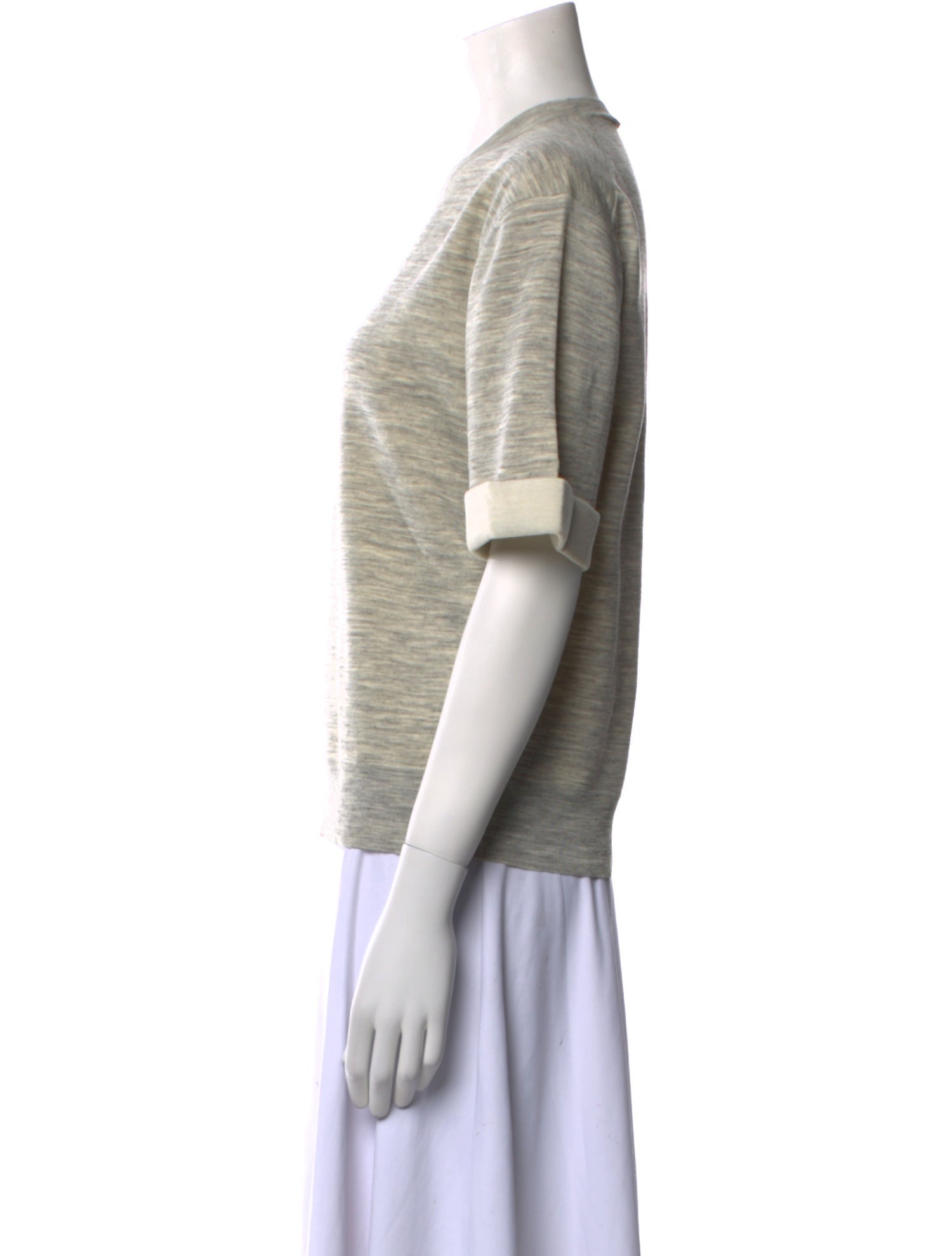 Celine Wool Crew Neck T-Shirt w/ Tags