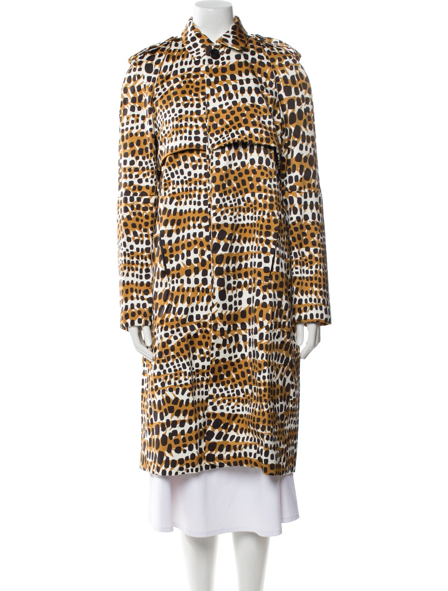 Celine Polka Dot Print Coat w/ Tags