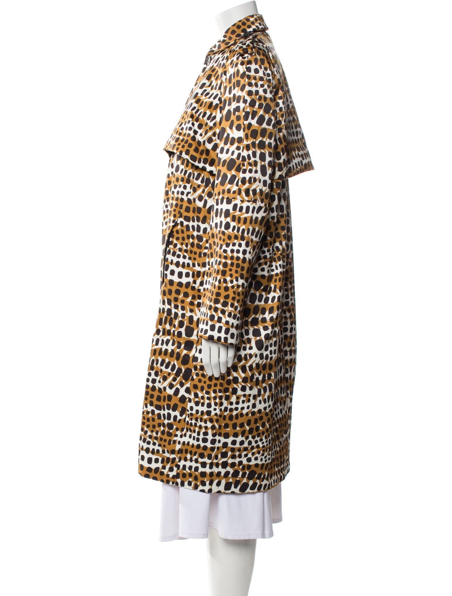 Celine Polka Dot Print Coat w/ Tags