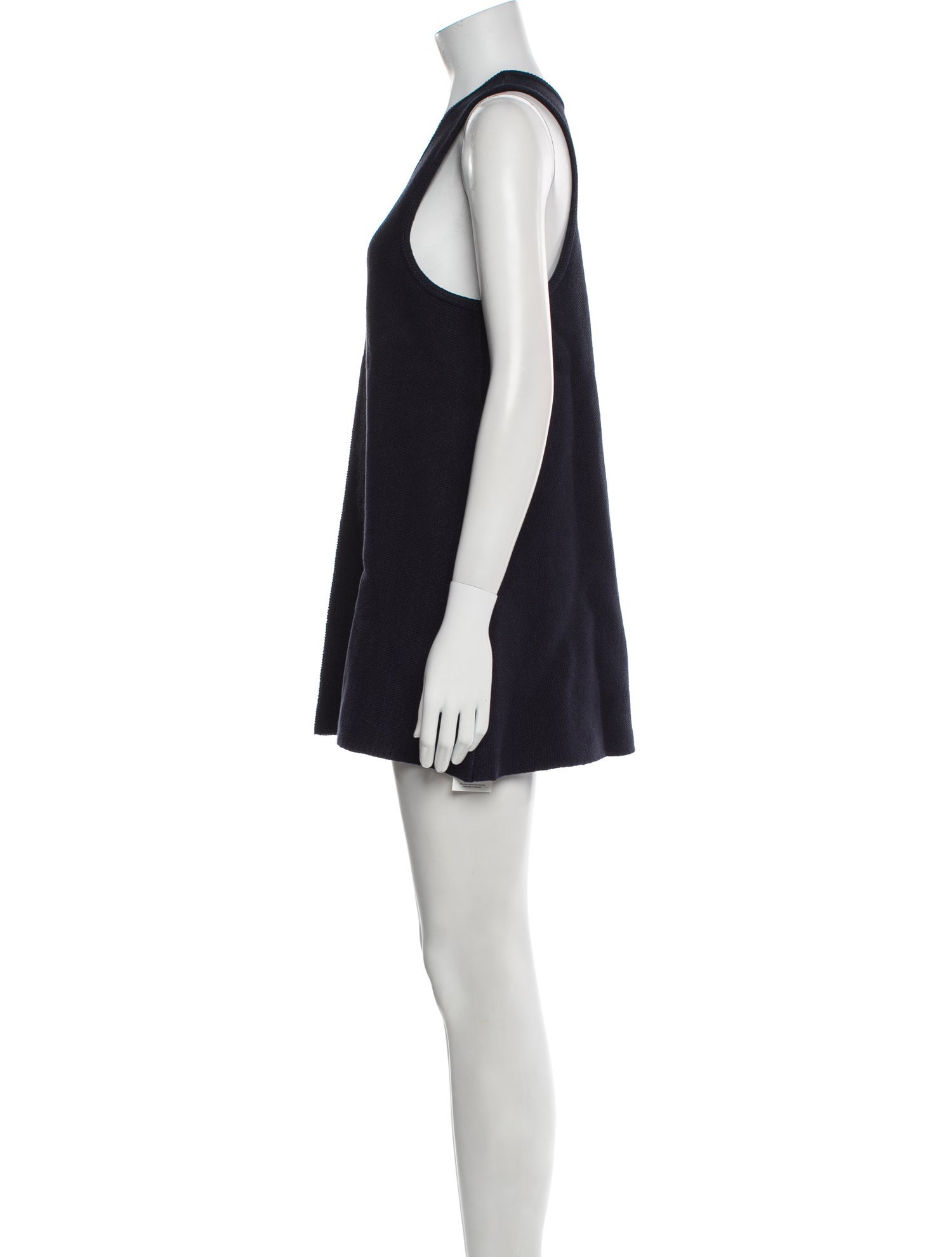 Celine Scoop Neck Mini Dress