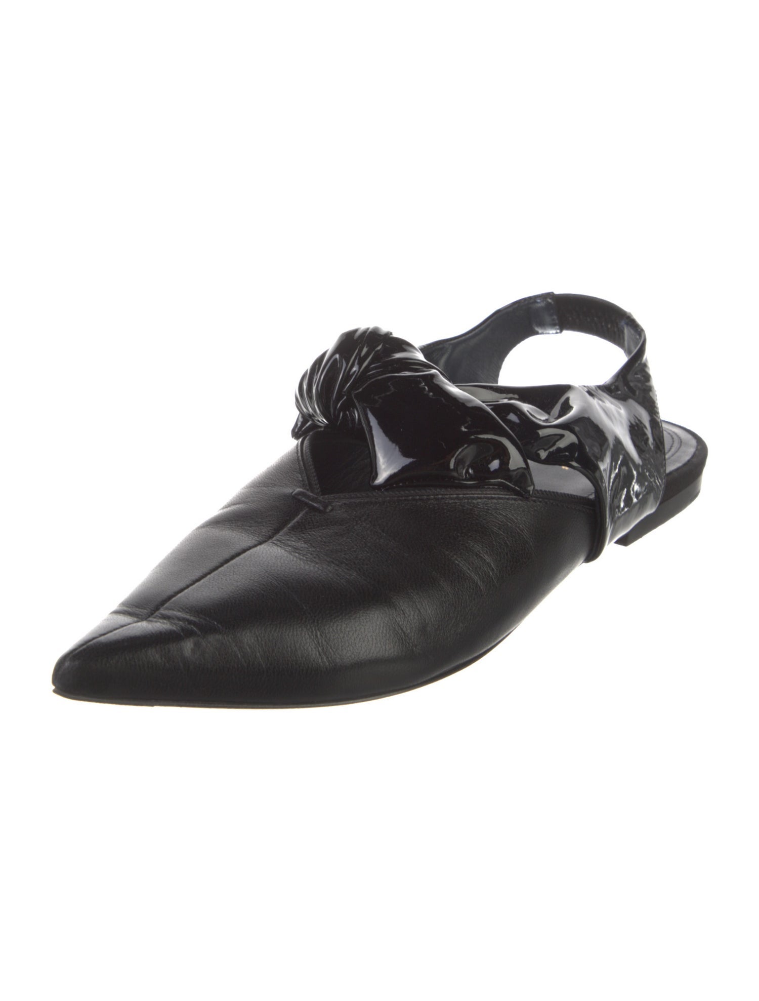 Celine Leather Slingback Flats