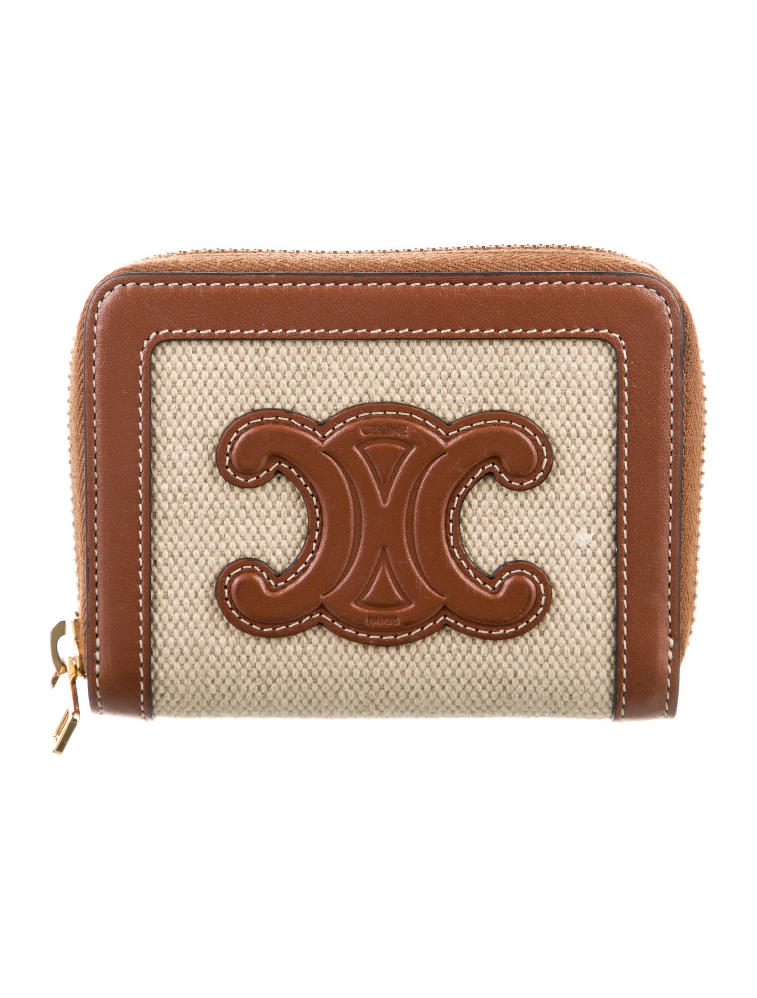 Celine 2023 Triomphe Compact Wallet Compact Wallet