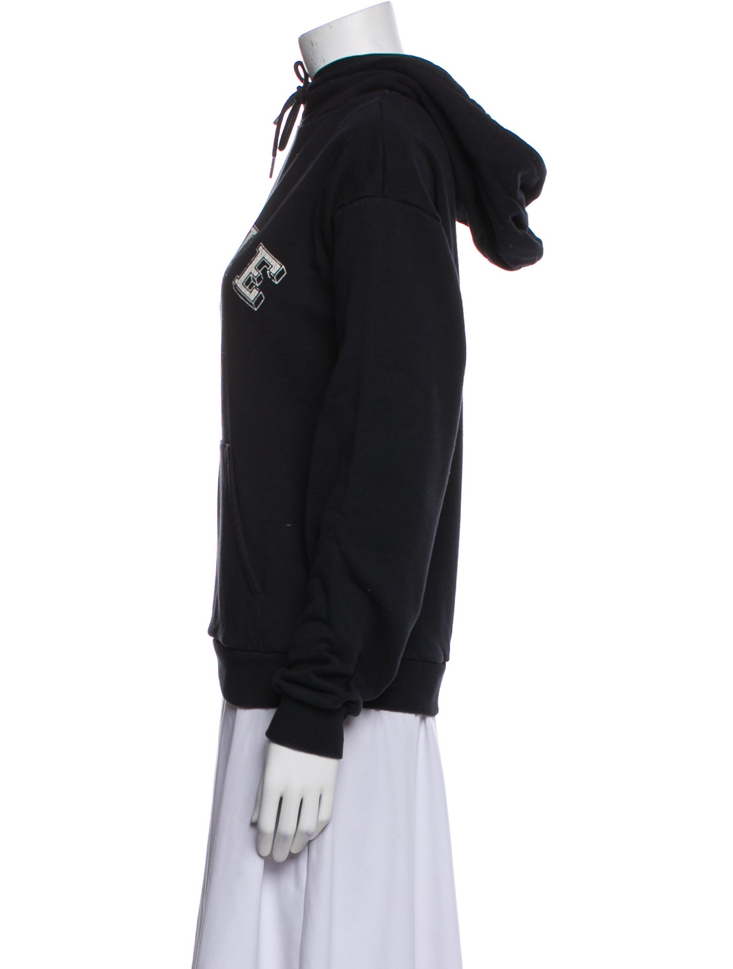 Celine Logo Loose Graphic Print Hoodie