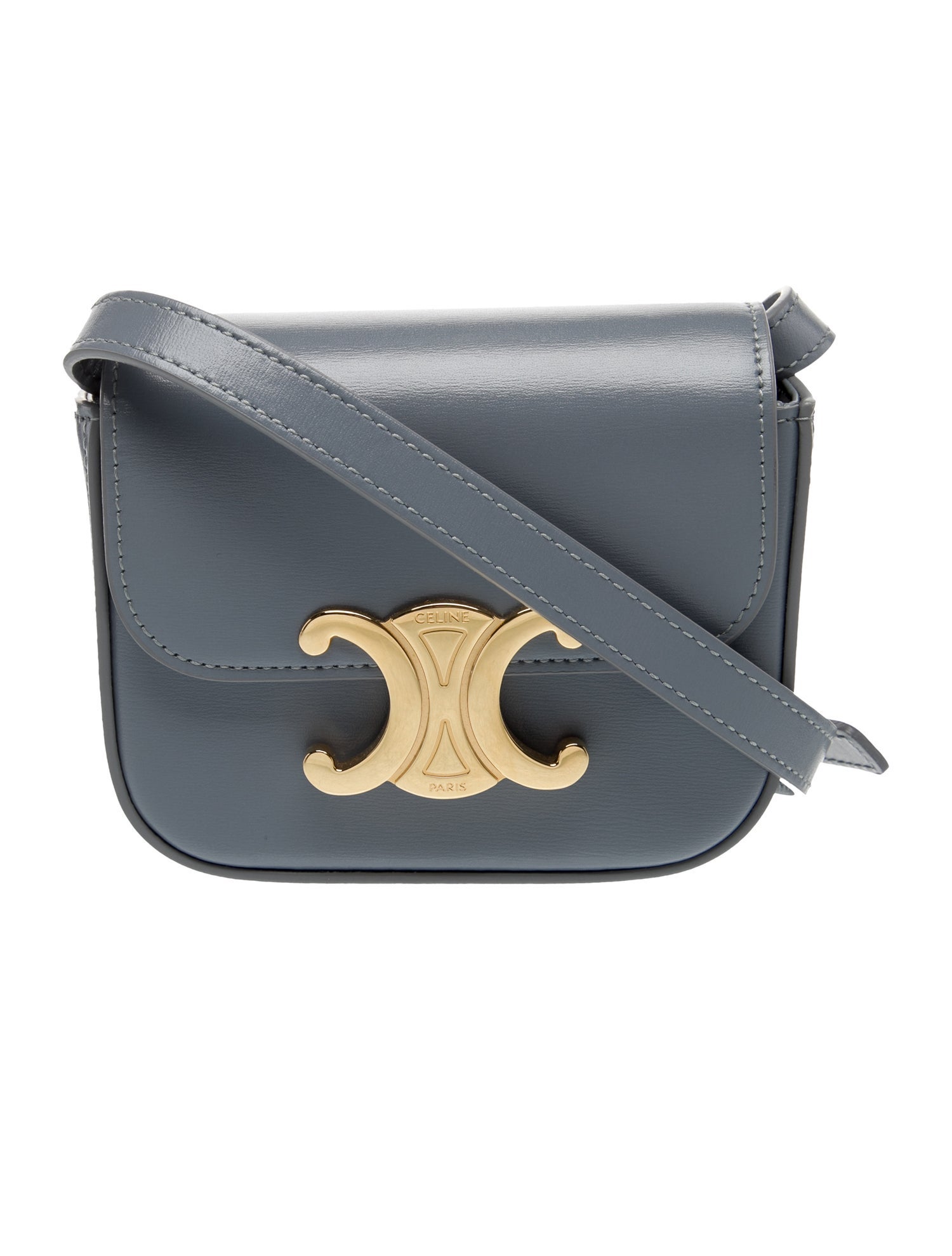 Celine Leather Triomphe Mini 2023