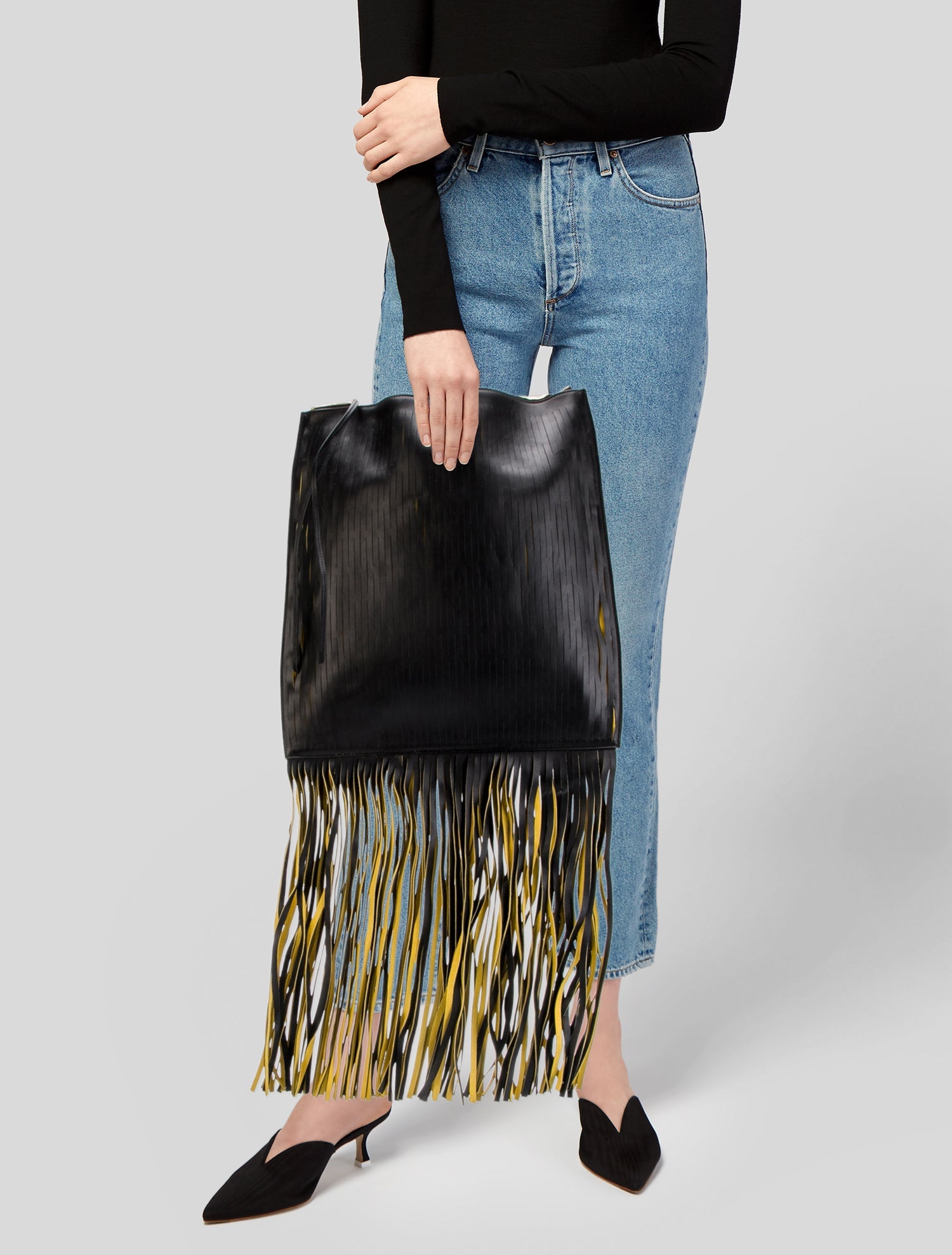 Celine Leather Bucket Bag