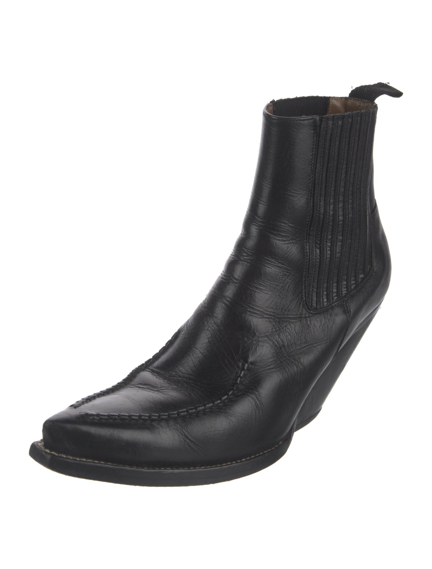 Celine Leather Chelsea Boots