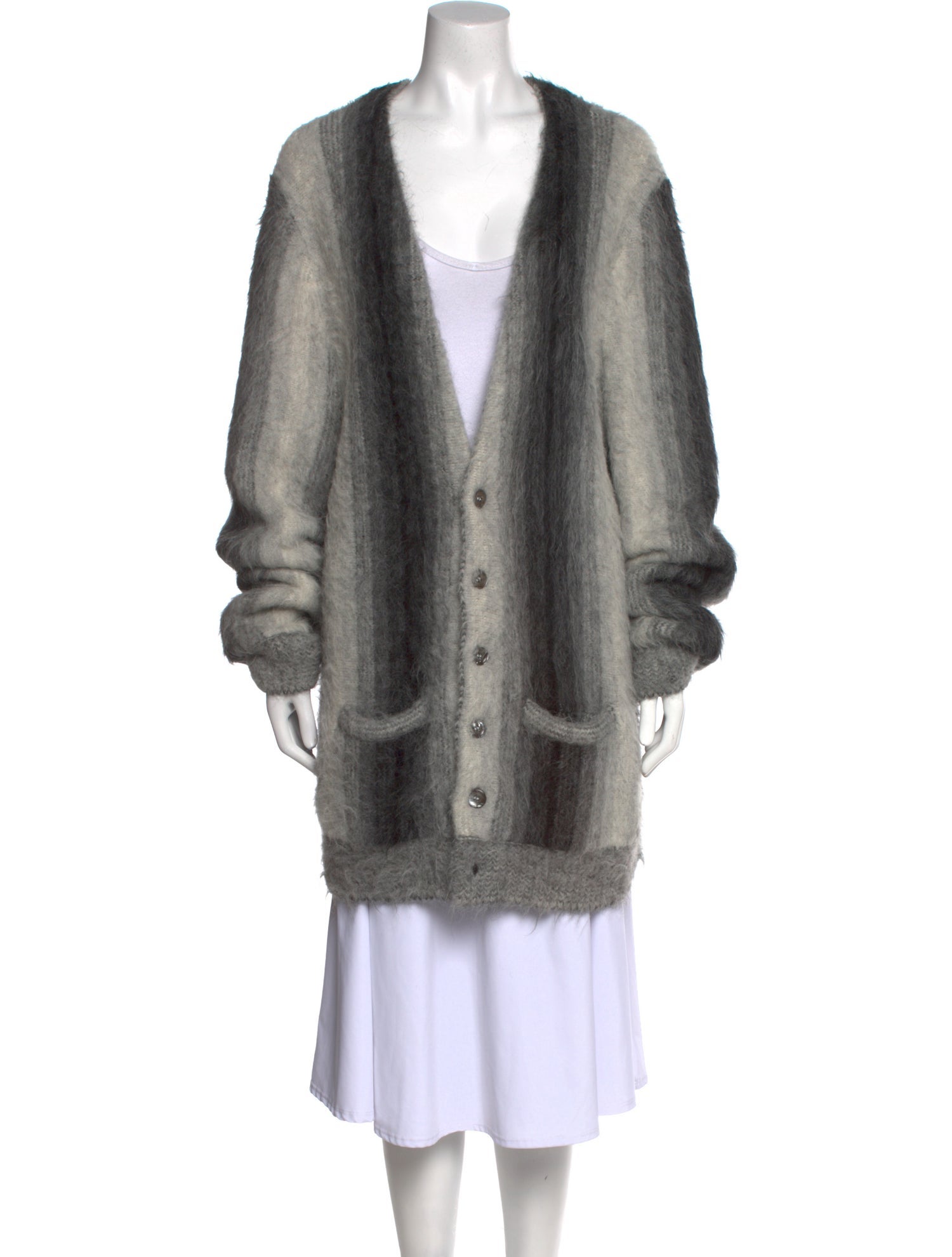 Celine Alpaca Open Front Cardigan