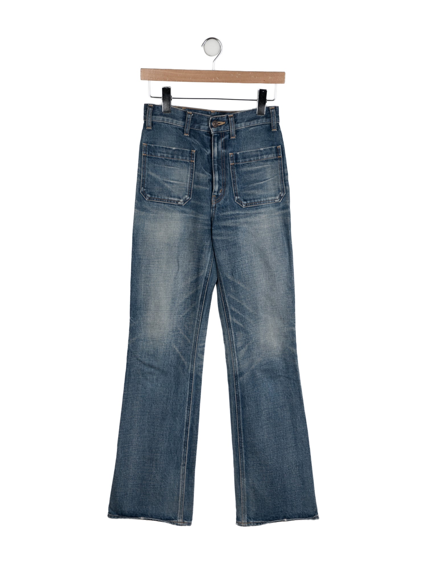 Celine High-Rise Wide Leg Jeans