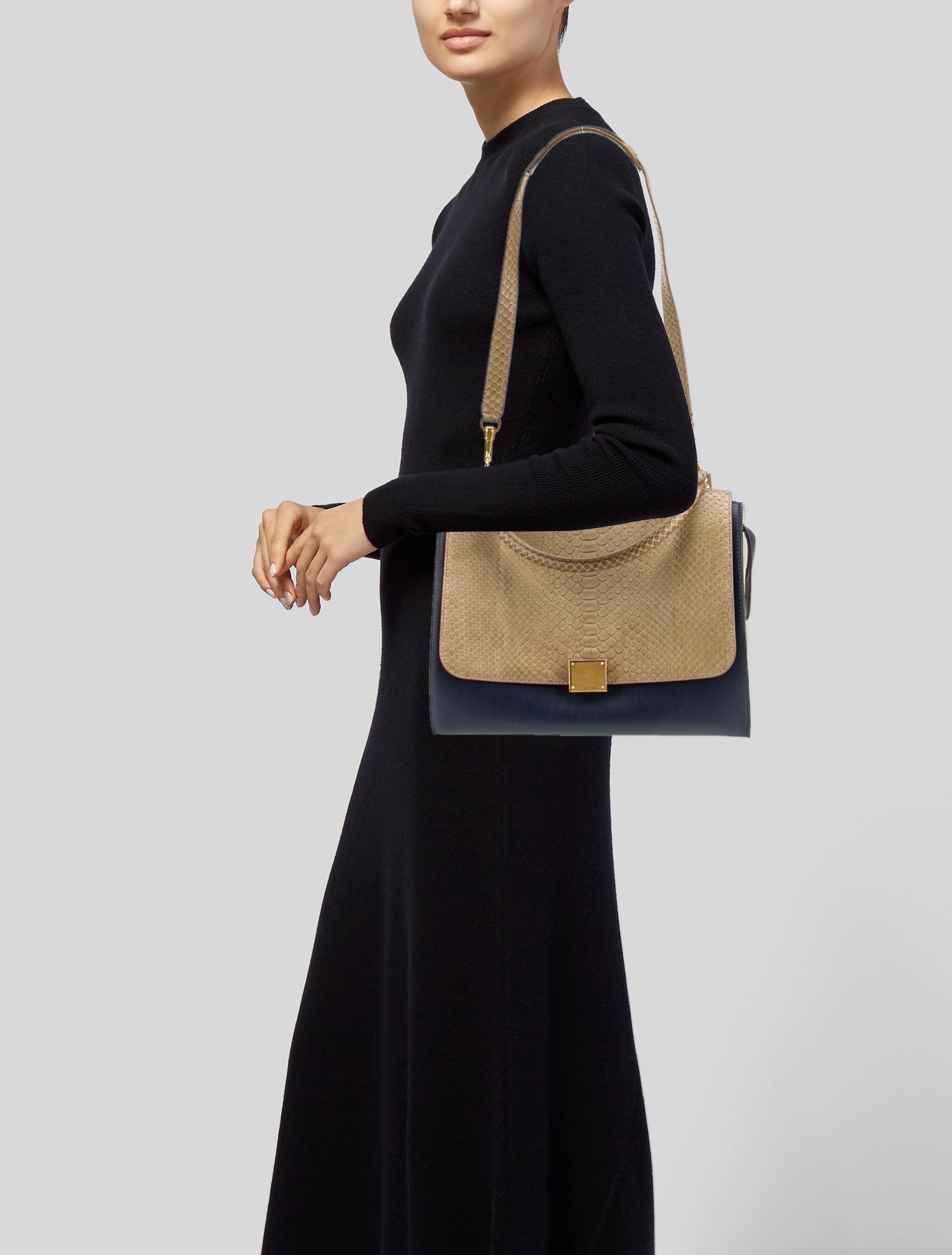 Celine Leather Trapeze Medium