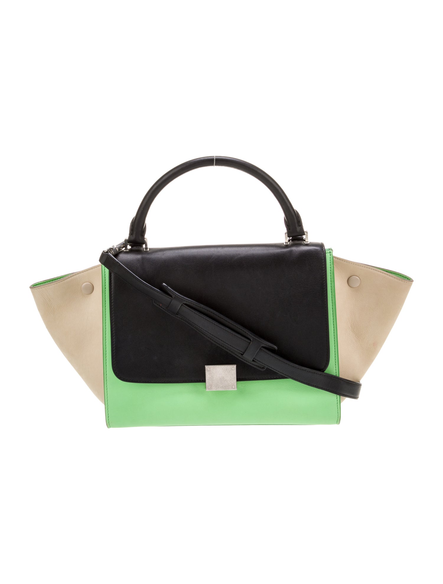 Celine Leather Trapeze Small