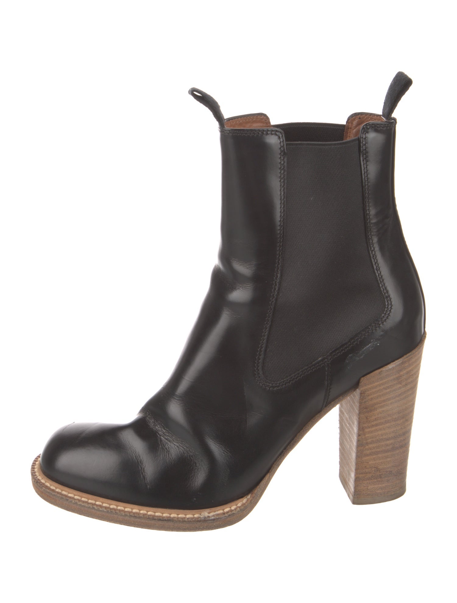 Celine Leather Chelsea Boots