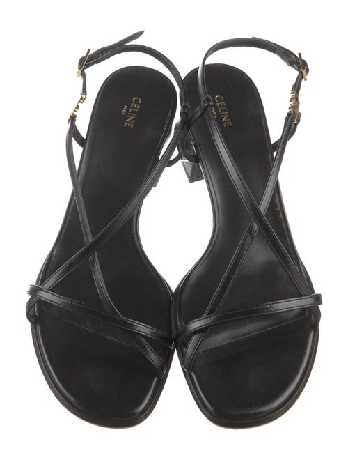 Celine 2024 Leather Slingback Sandals
