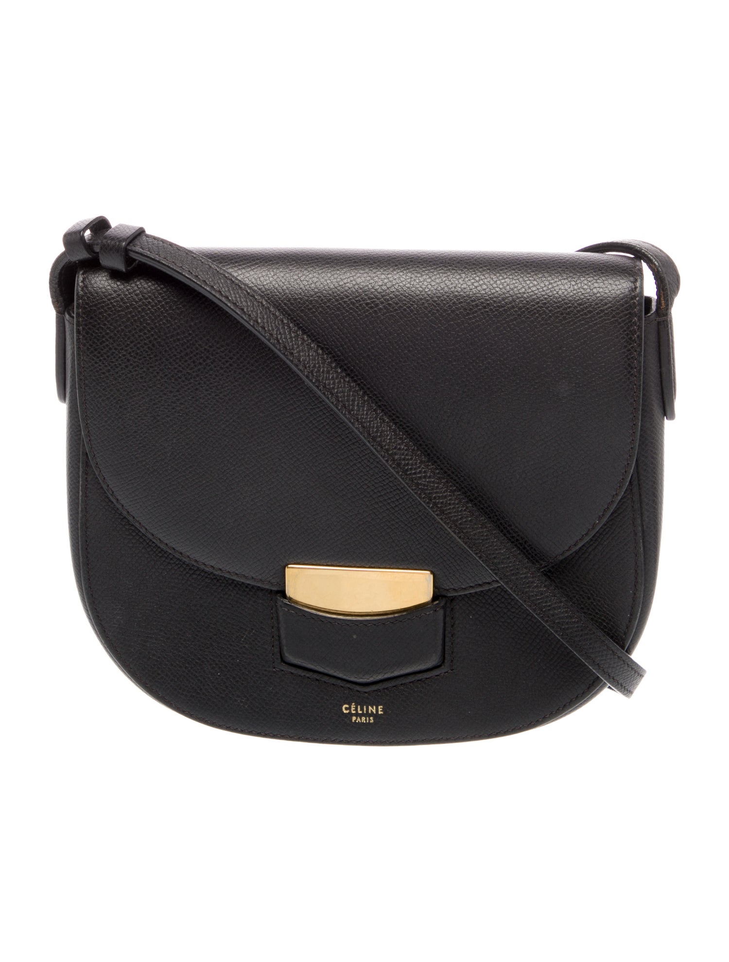 Celine Leather Trotteur Small