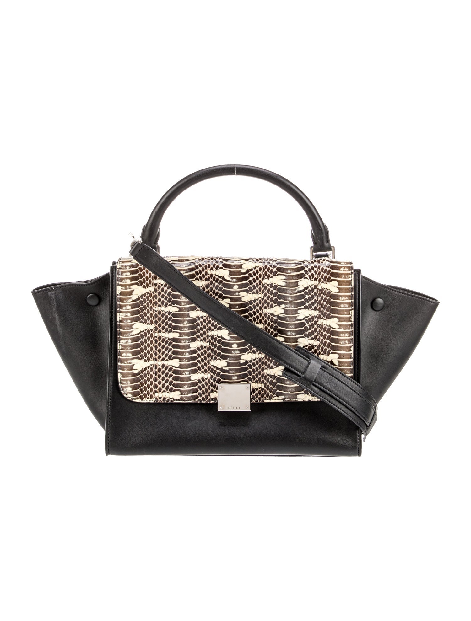 Celine Leather Trapeze Small