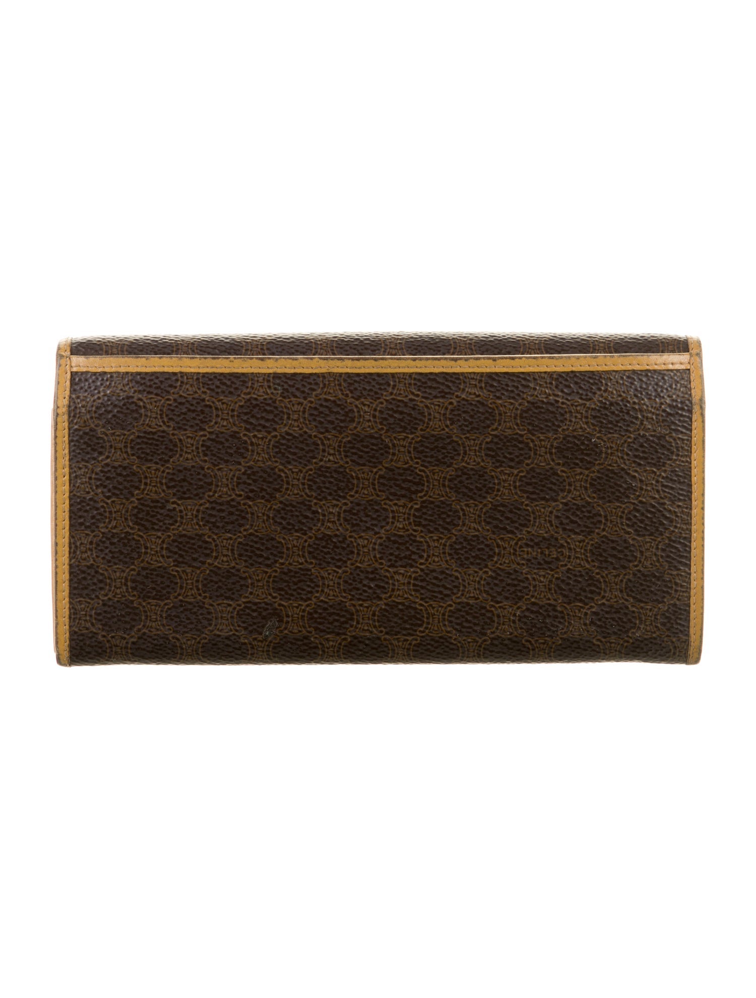 Celine Vintage Printed Continental Wallet