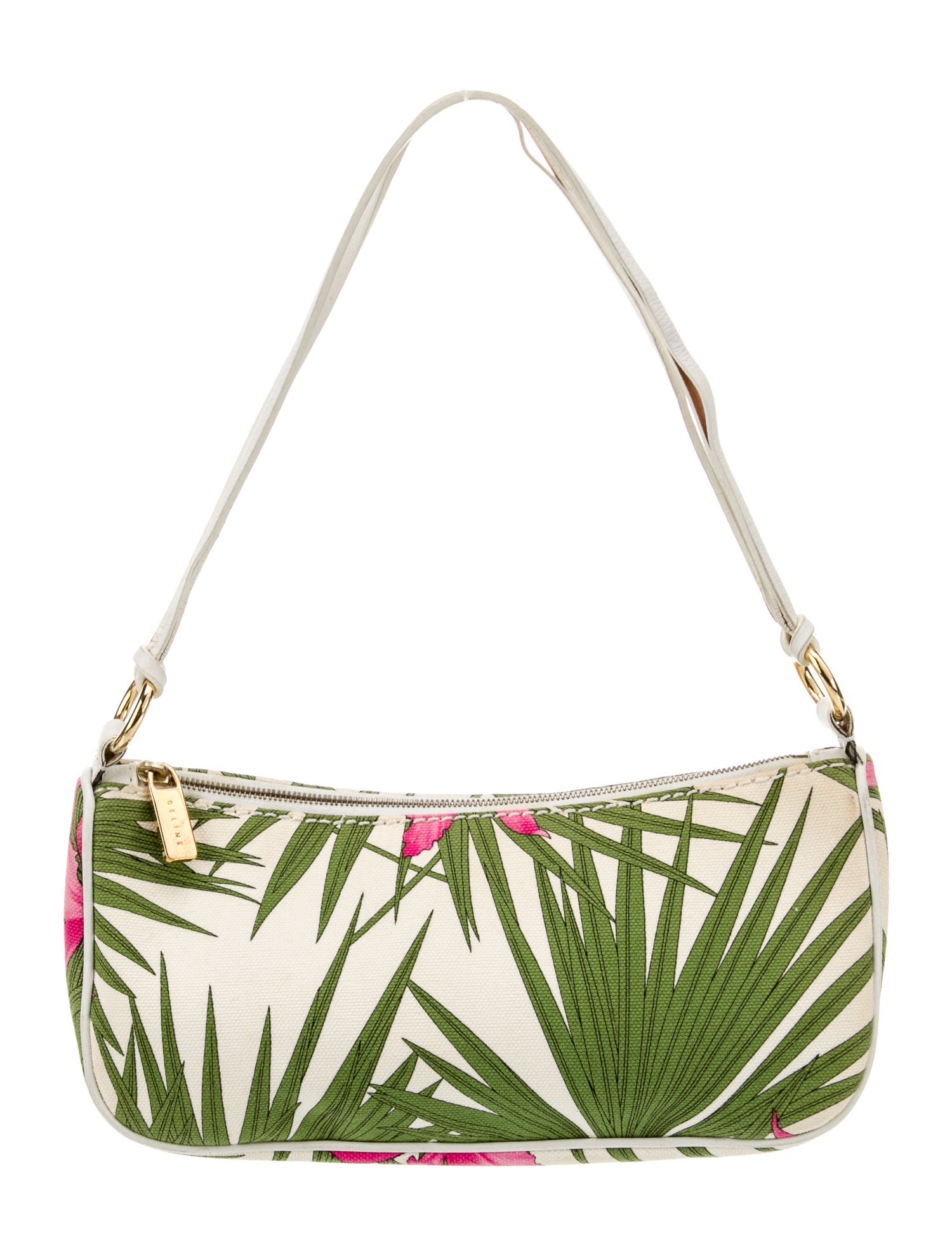 Celine Canvas Shoulder Bag Vintage