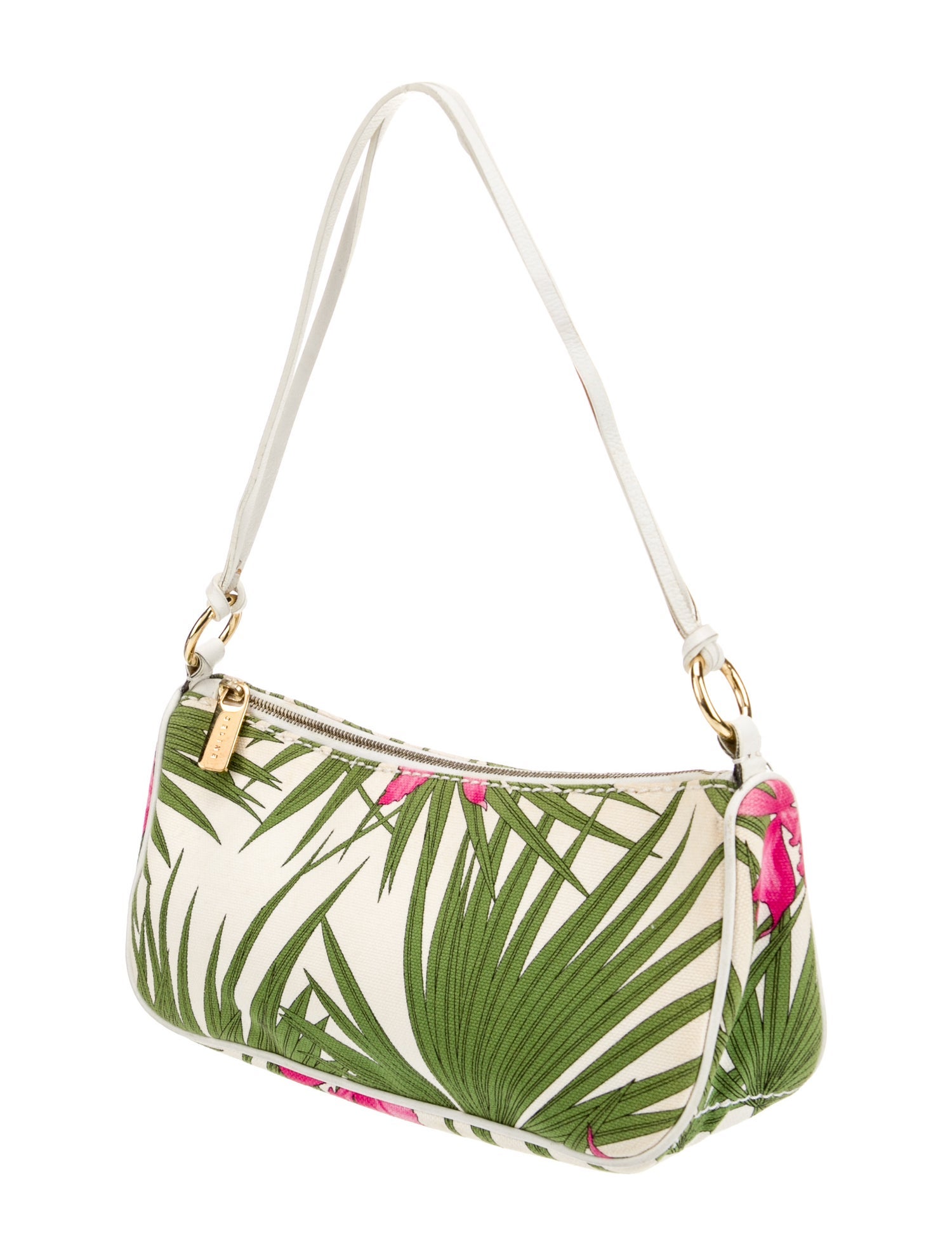 Celine Canvas Shoulder Bag Vintage