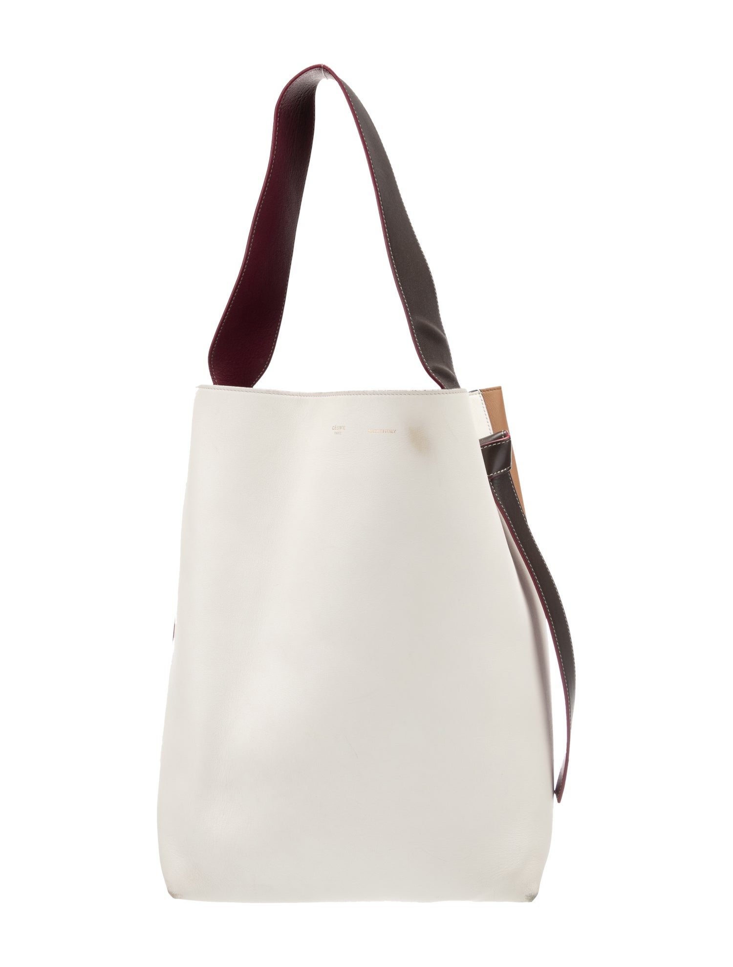 Celine Leather Twisted Cabas