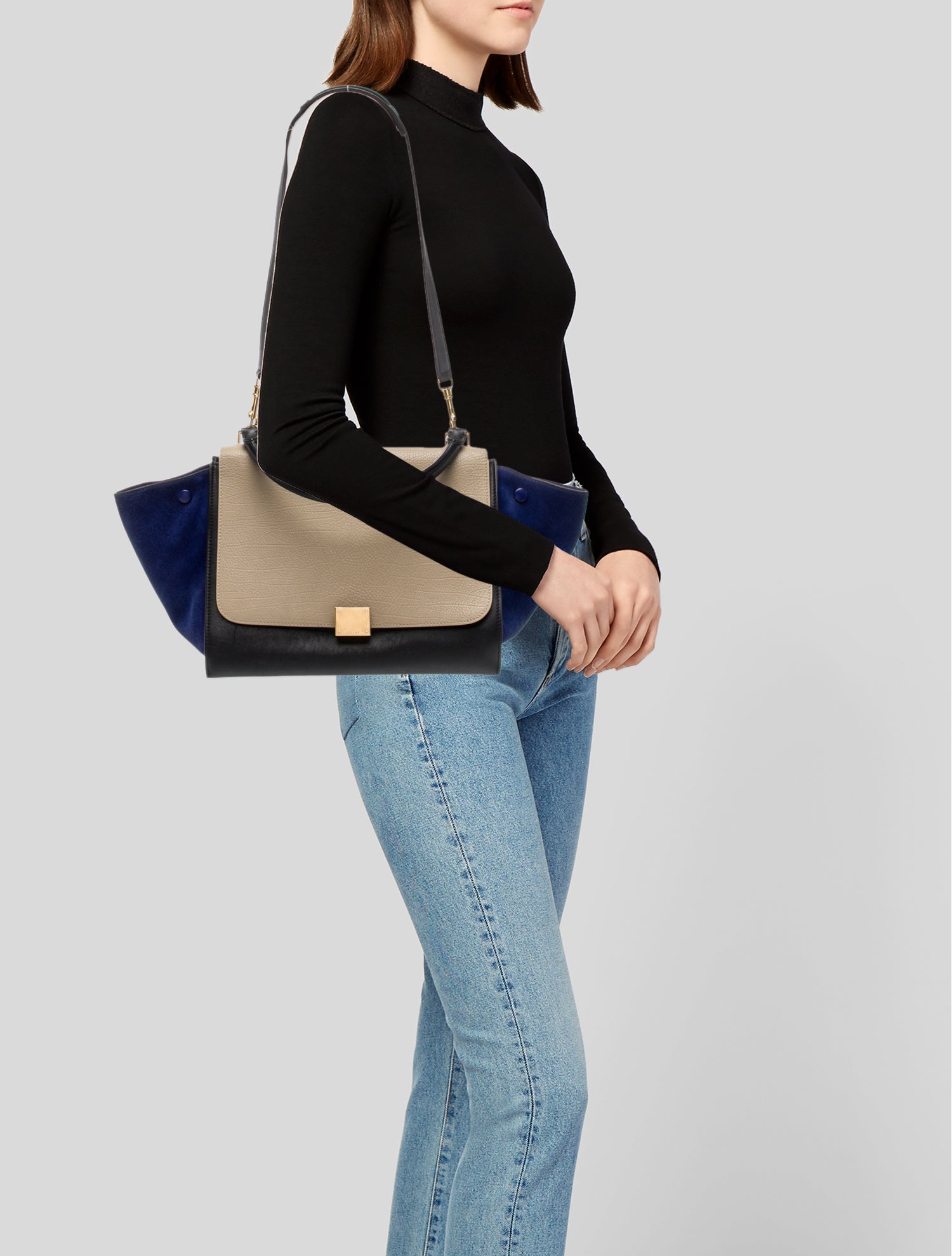 Celine Leather Trapeze Medium