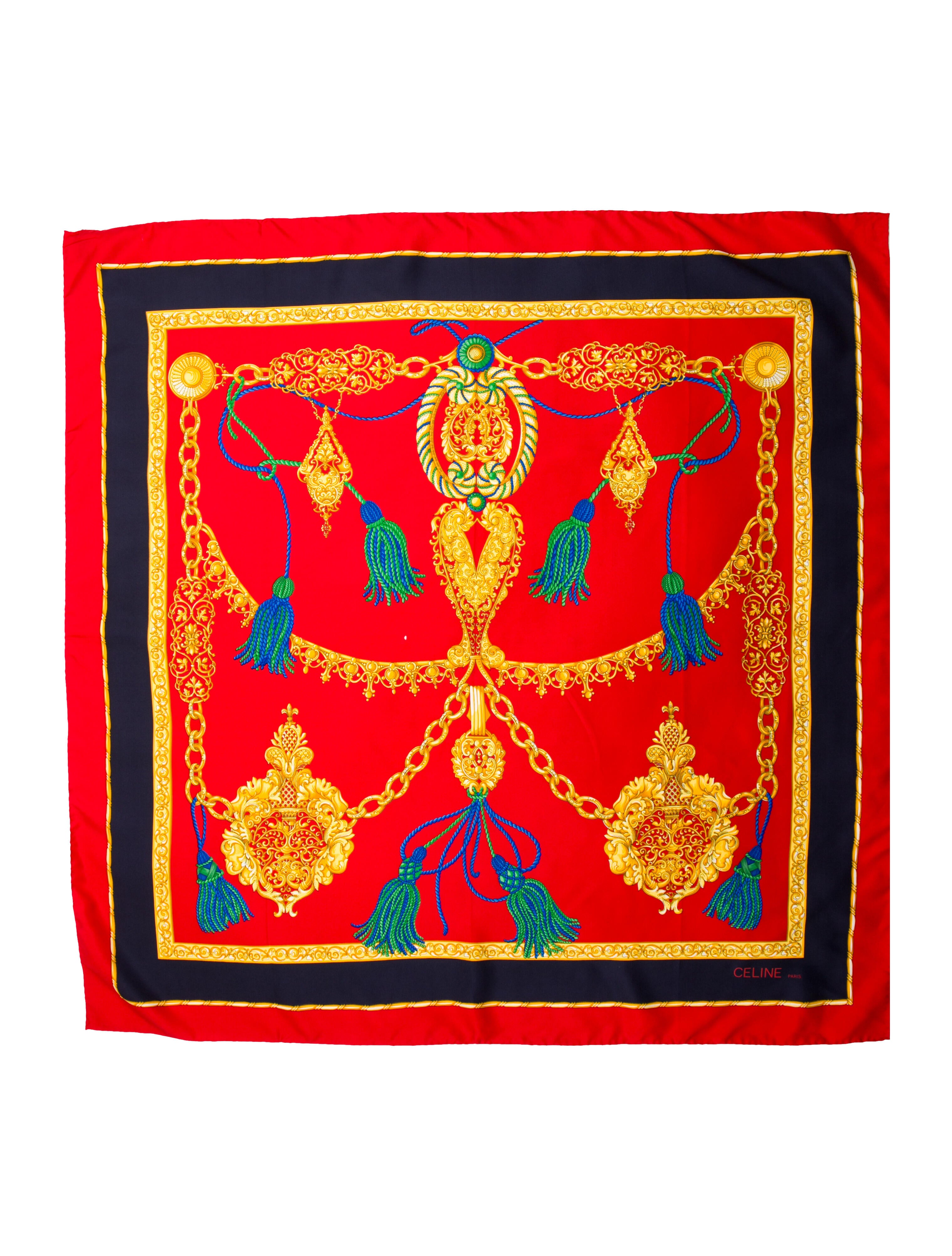 Celine Silk Vintage Scarf