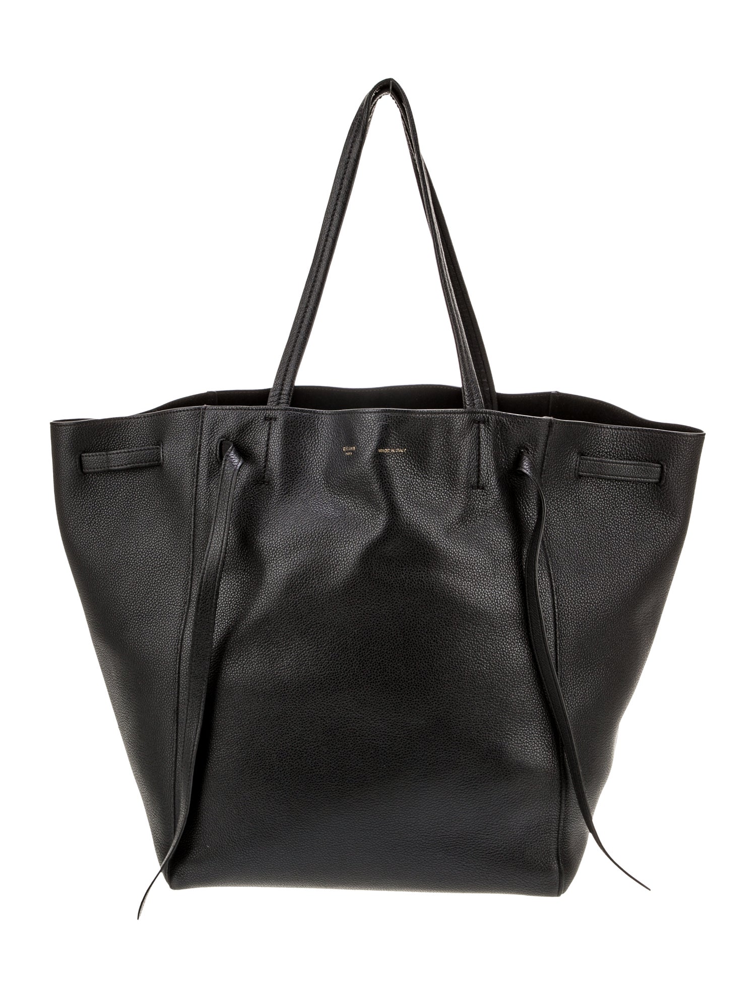 Celine Leather Cabas Phantom w/Belt Medium