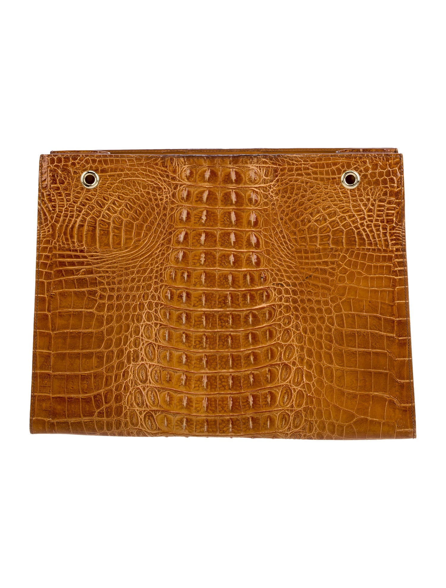 Celine Embossed Leather Portfolio Vintage