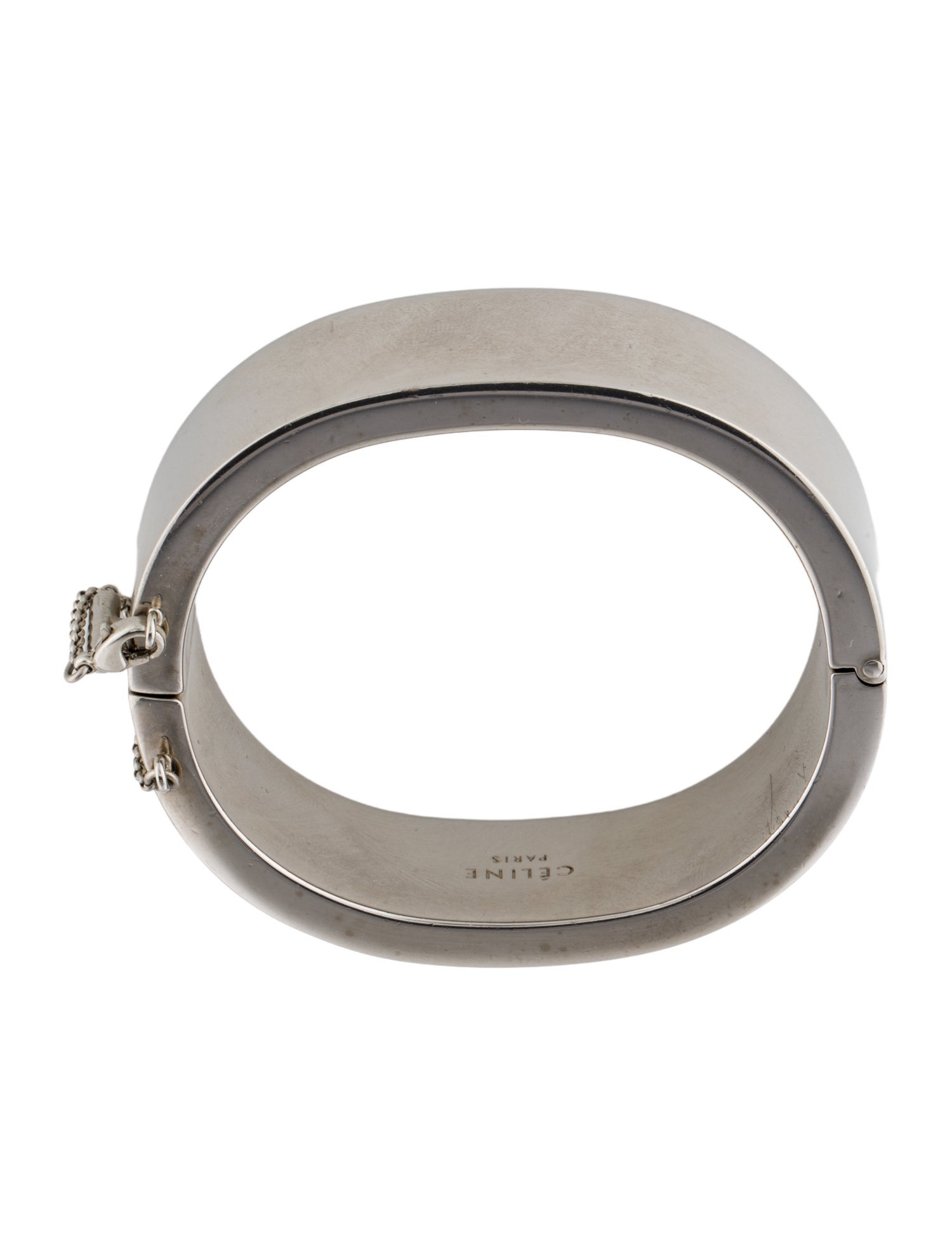 Celine Hinged Bangle Bracelet