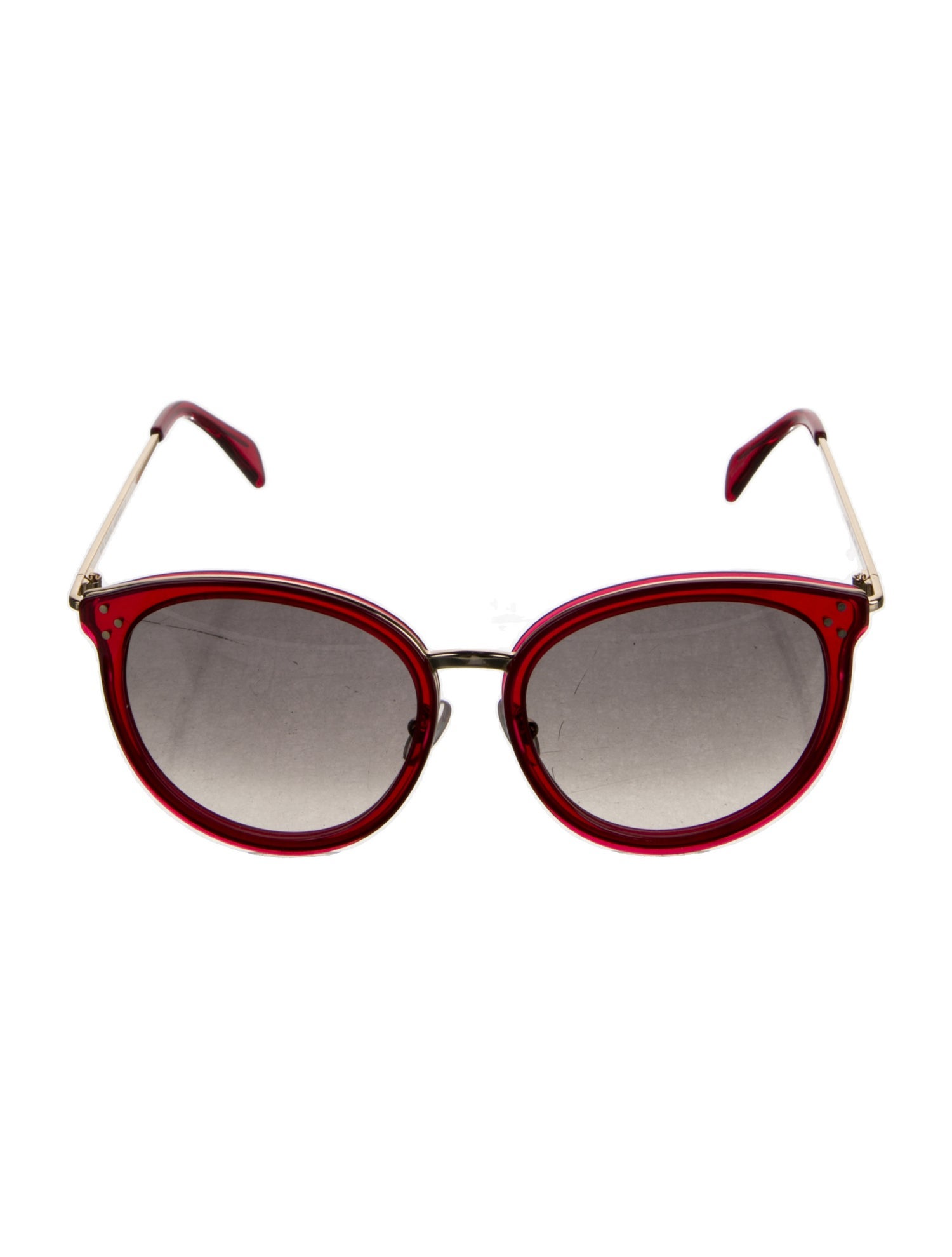 Celine Round Gradient Sunglasses