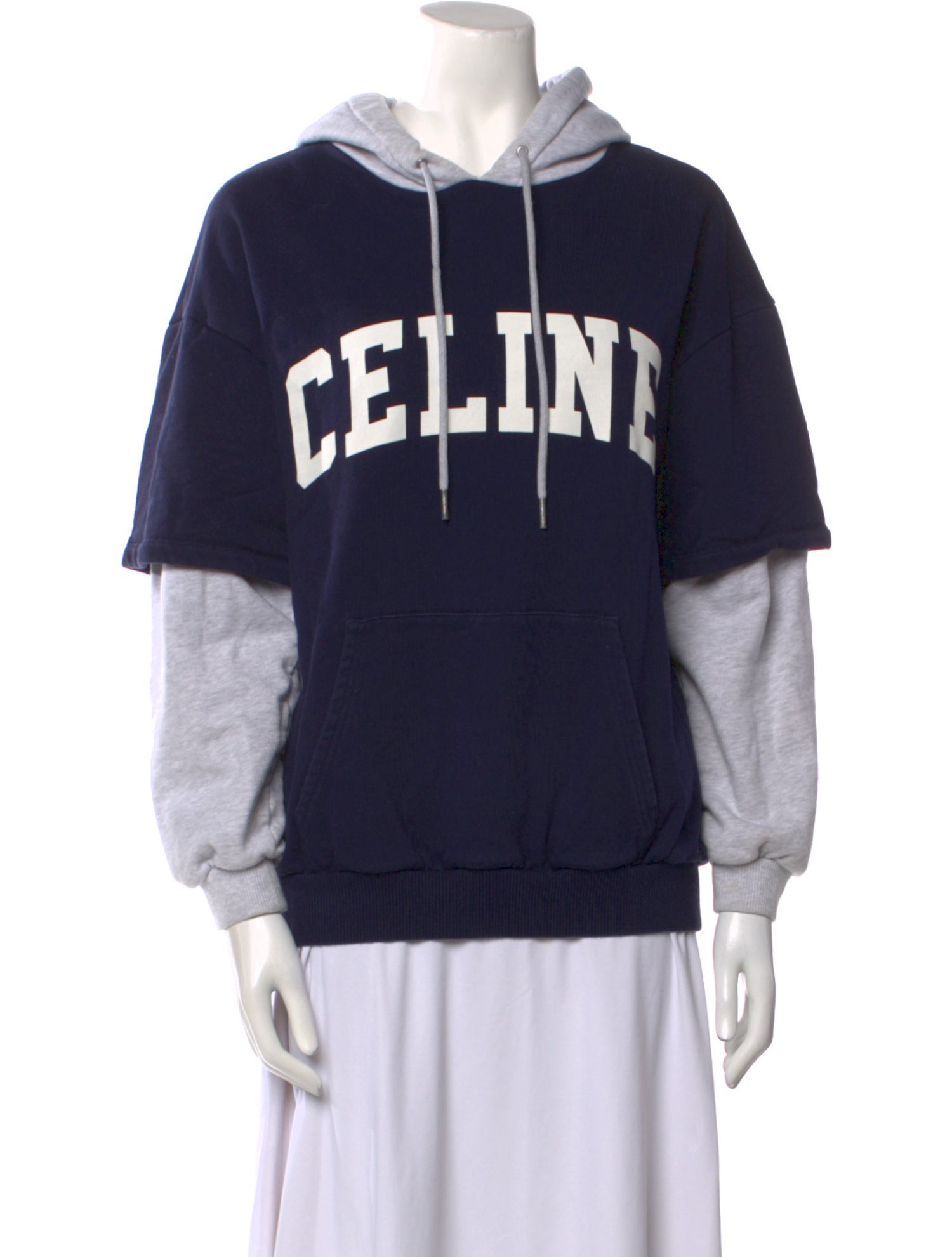 Celine Graphic Print Crew Neck Sweatshirt