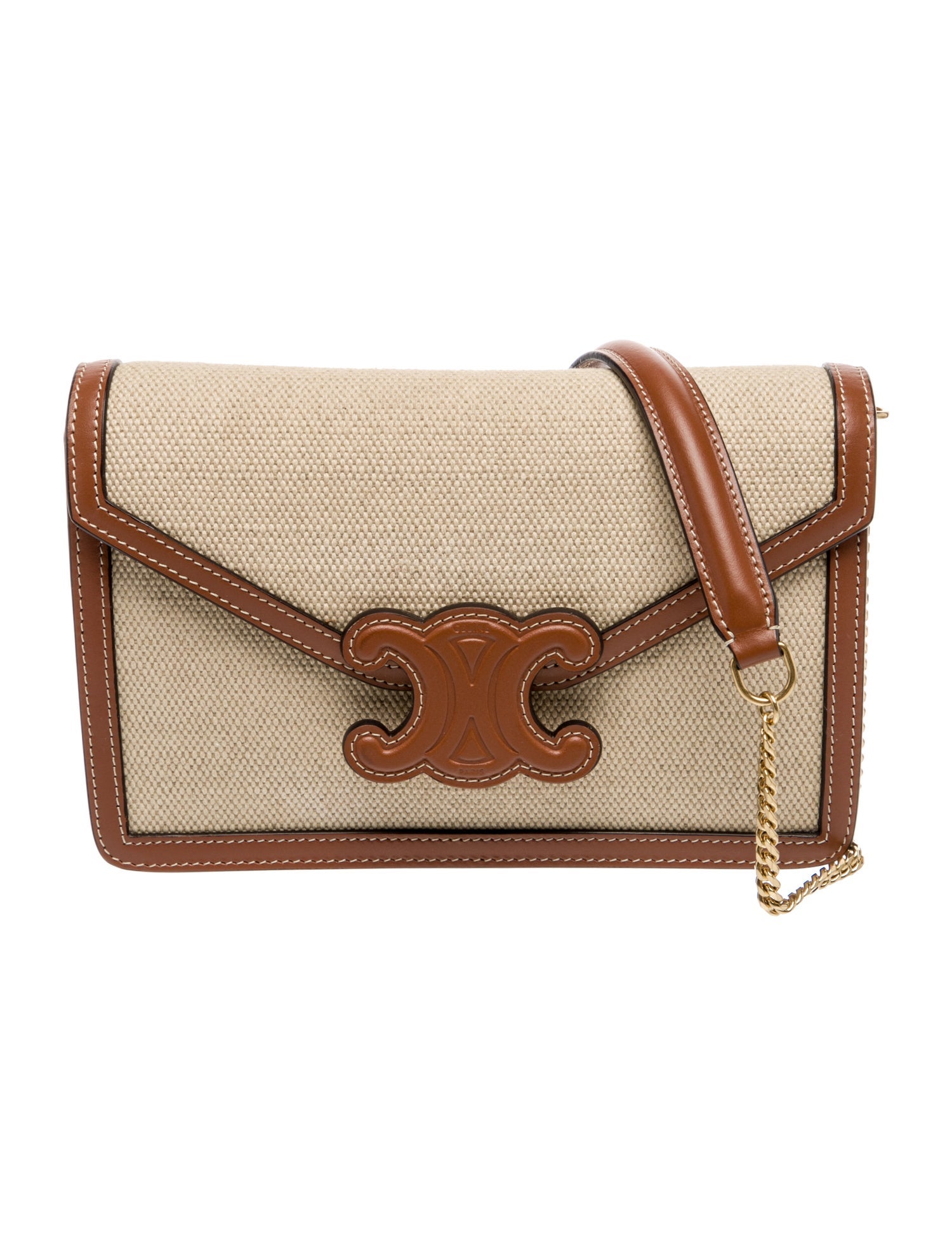 Celine Triomphe Margo Wallet on Chain 2022