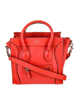 Celine Leather Top Handle Bag