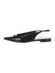 Celine Patent Leather Slingback Flats