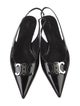Celine Patent Leather Slingback Flats