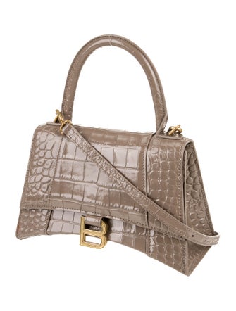 Balenciaga Embossed Leather Hourglass Small 2023