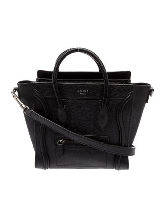 Celine Leather Luggage Nano