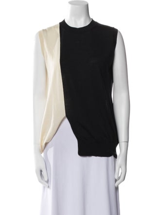 Celine Merino Wool Crew Neck Top