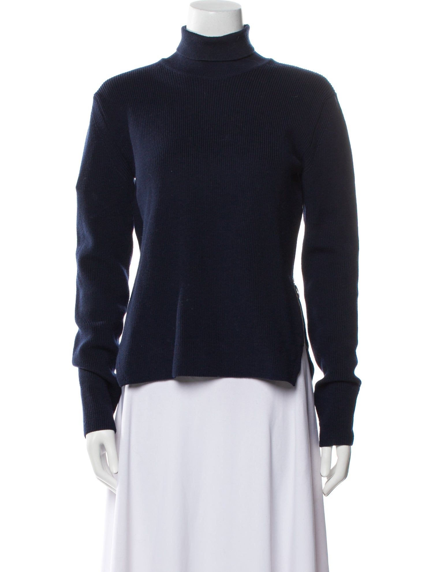 Celine Wool Mock Neck Sweater