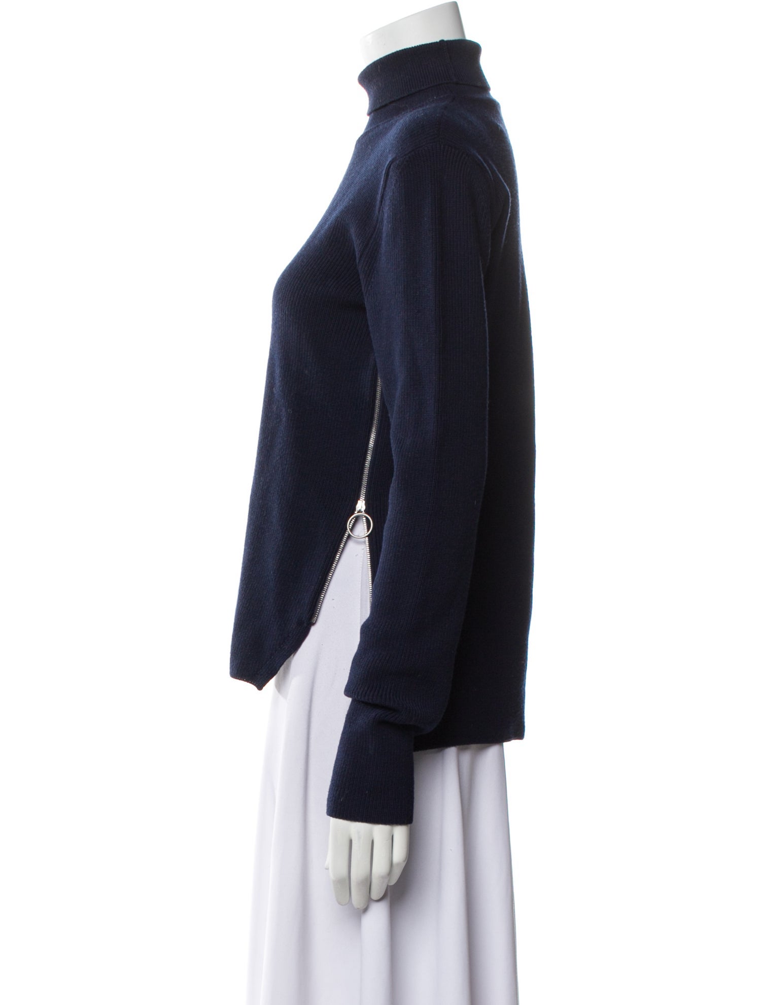 Celine Wool Mock Neck Sweater