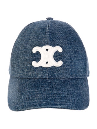 Celine Triomphe Denim Cap