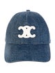 Celine Triomphe Denim Cap