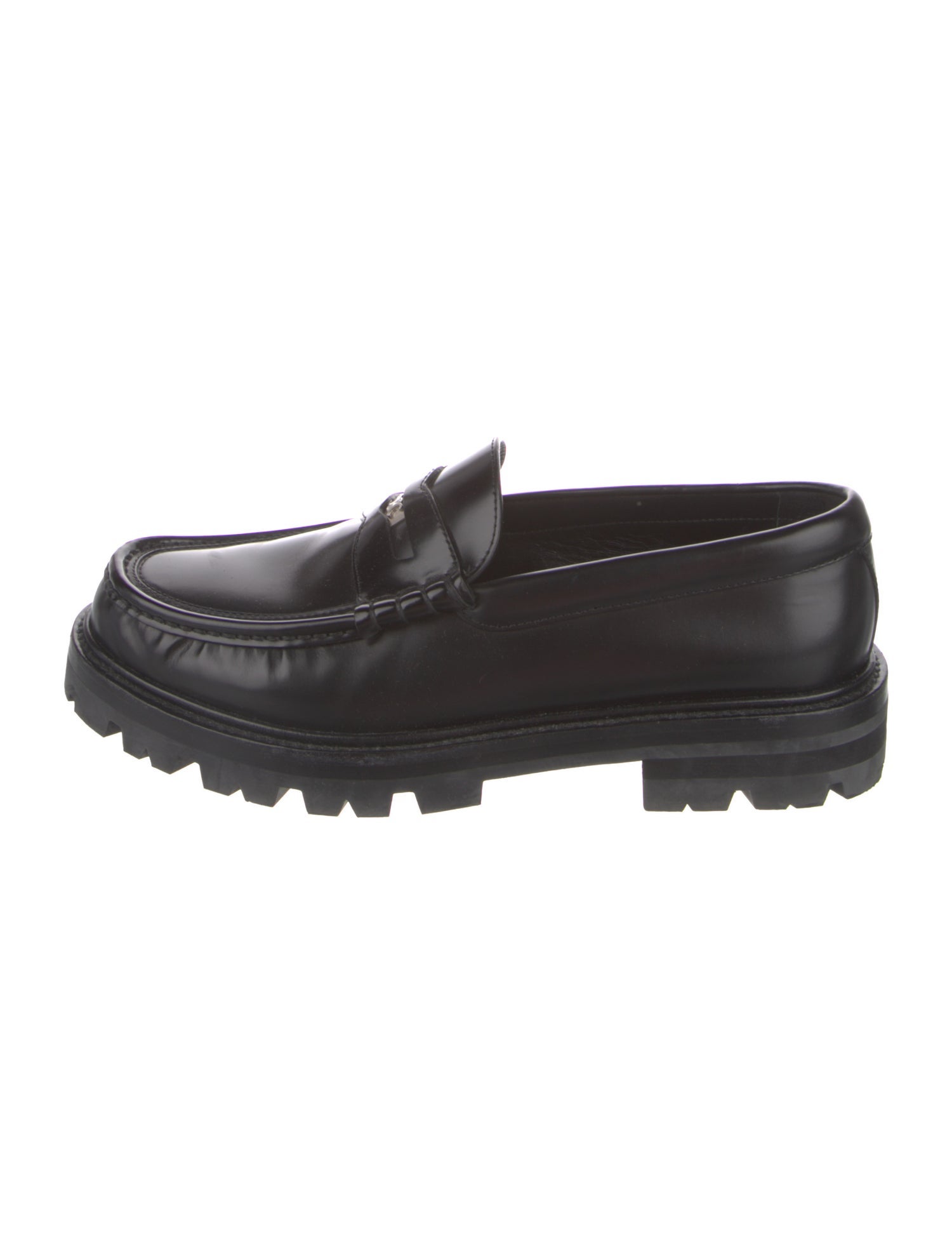 Celine Triomphe Patent Leather Loafers