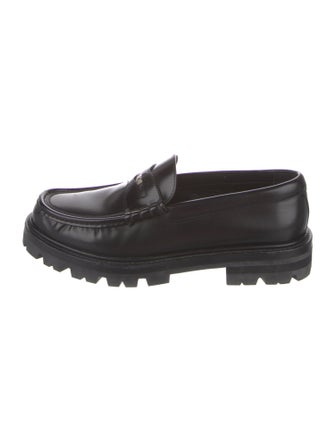 Celine Triomphe Patent Leather Loafers
