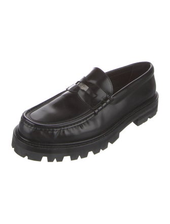 Celine Triomphe Patent Leather Loafers