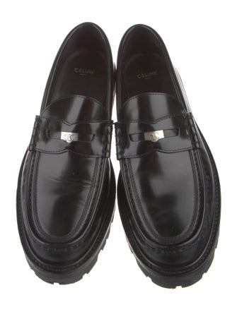 Celine Triomphe Patent Leather Loafers