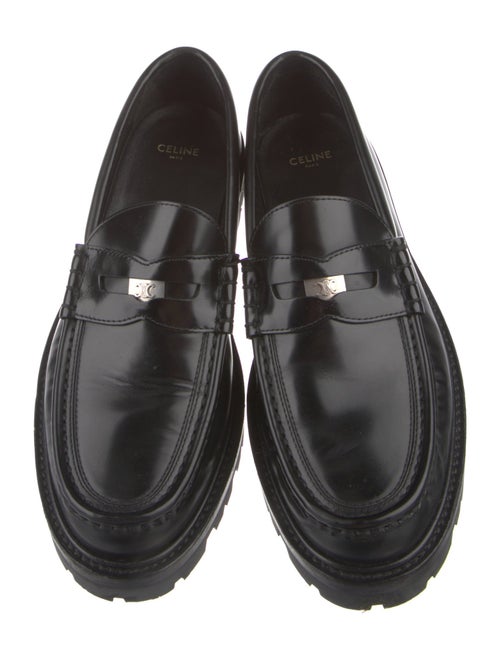 Celine Triomphe Patent Leather Loafers