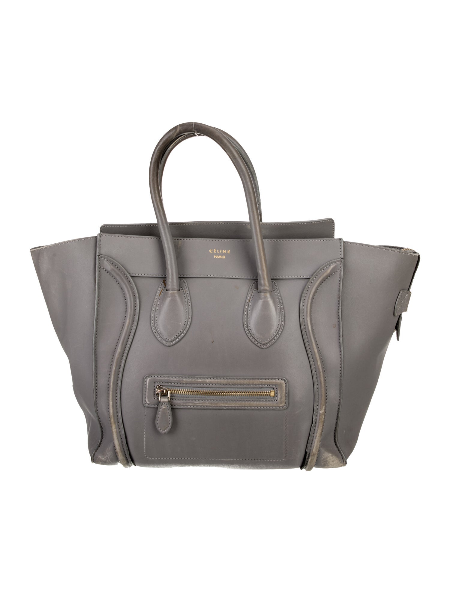 Celine Leather Luggage Mini