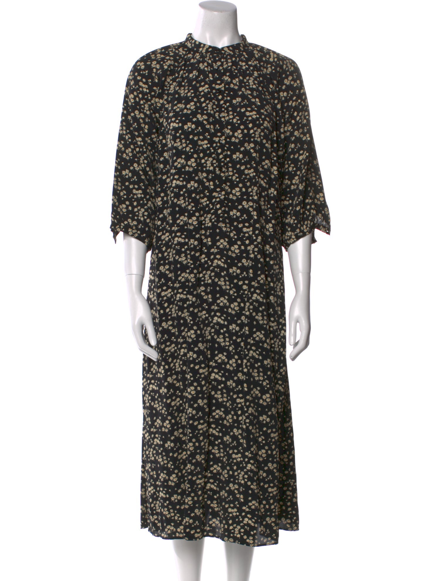 Celine Floral Print Midi Length Dress